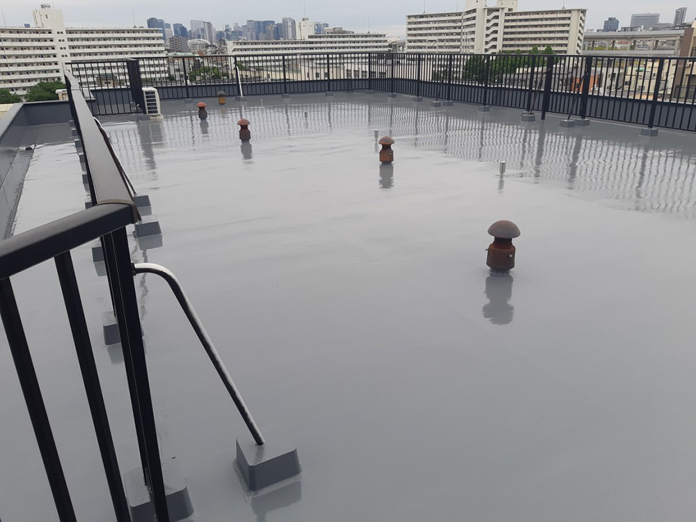 大阪市　屋上のウレタン防水